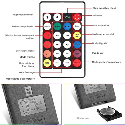 guirlande LED bluetooth